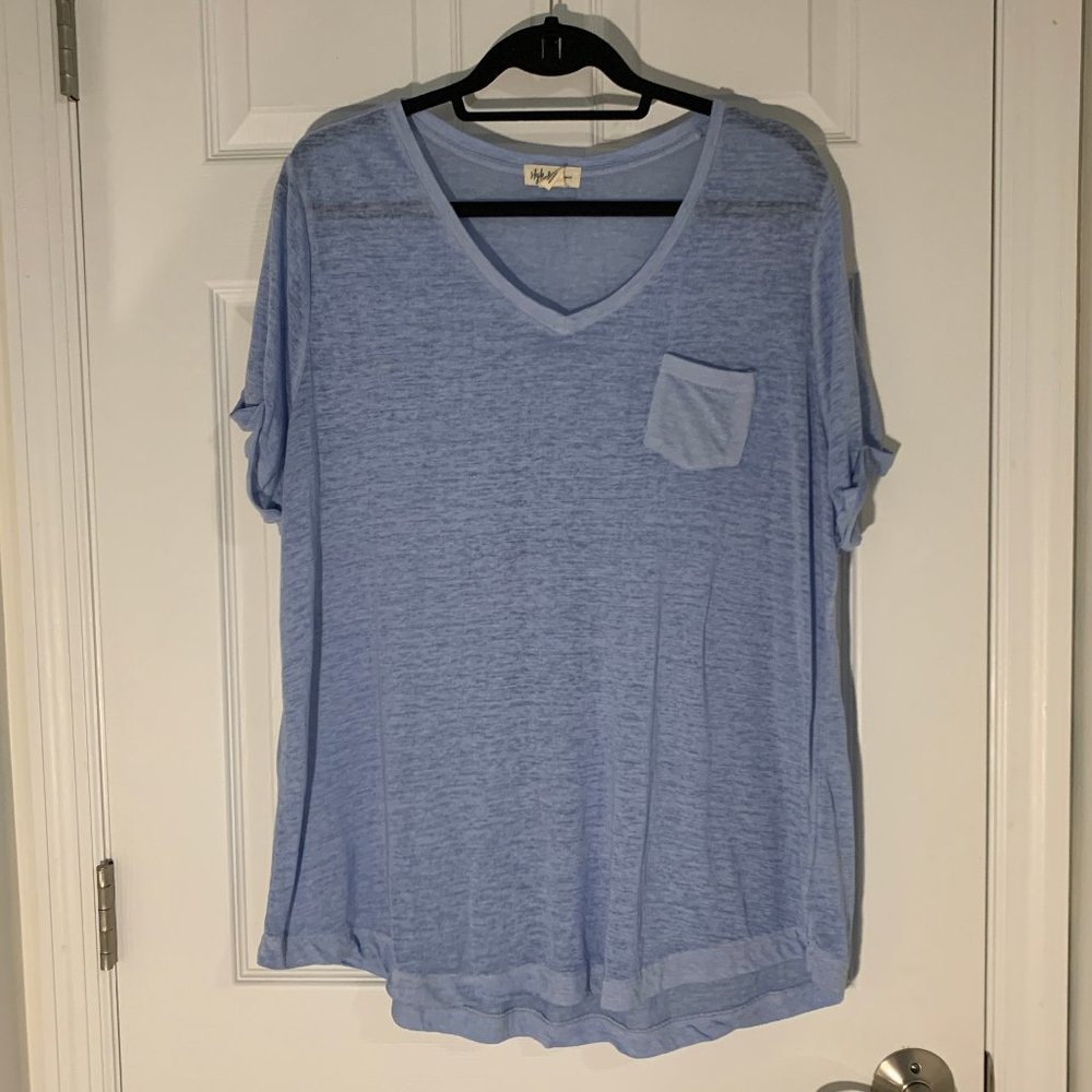 Women's Style and Co Blue T-Shirt
